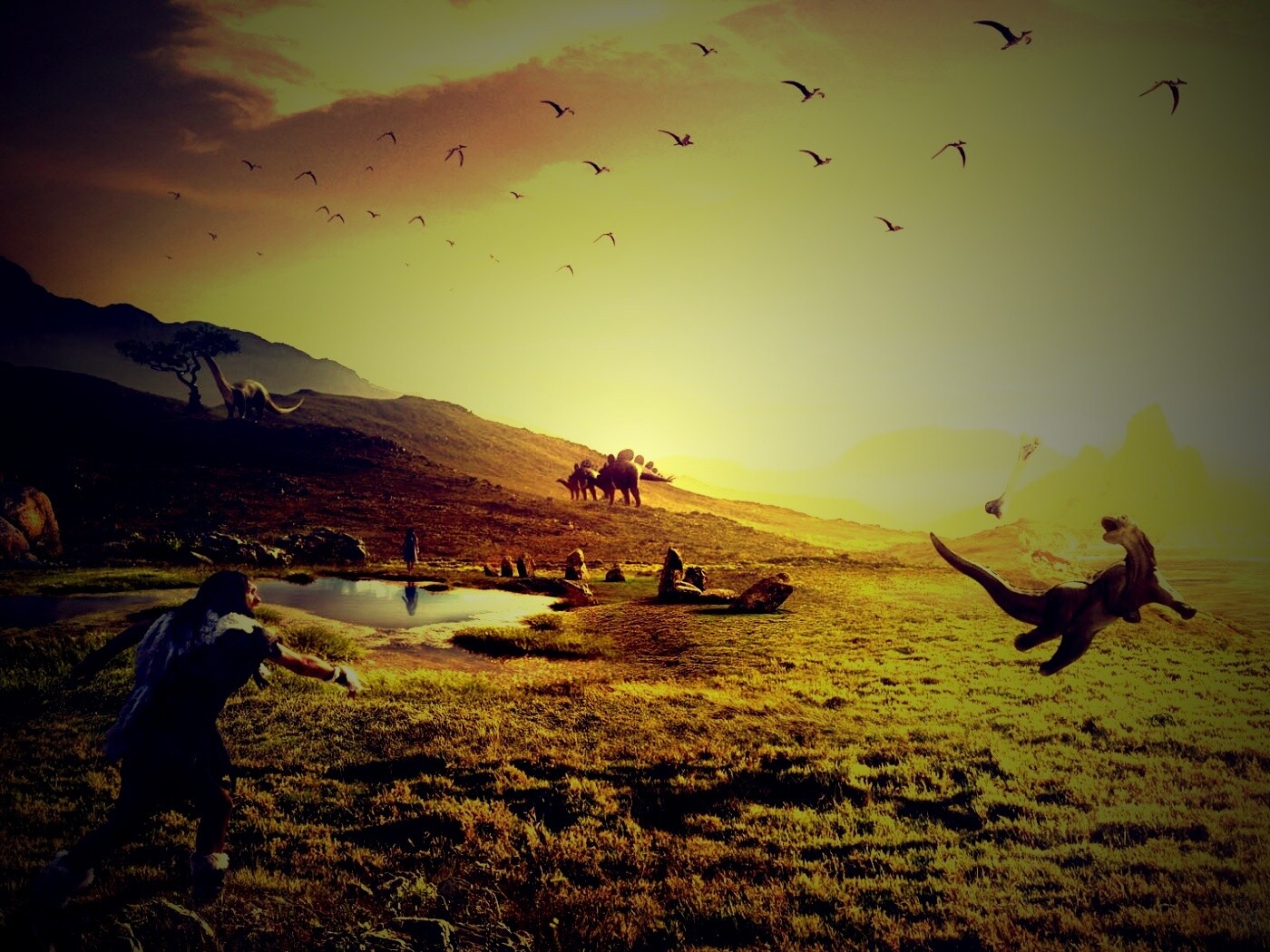 Доисторические игры обои