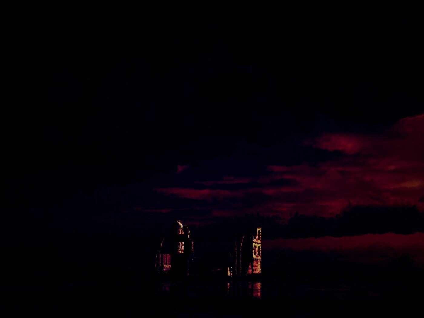 Руины здания обои