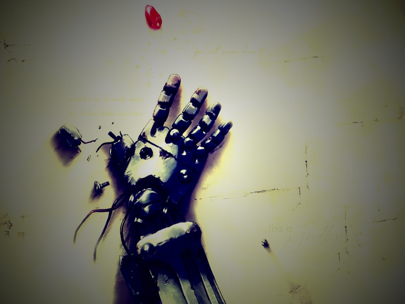 Автопротез из анимэ Стальной Алхимик обои