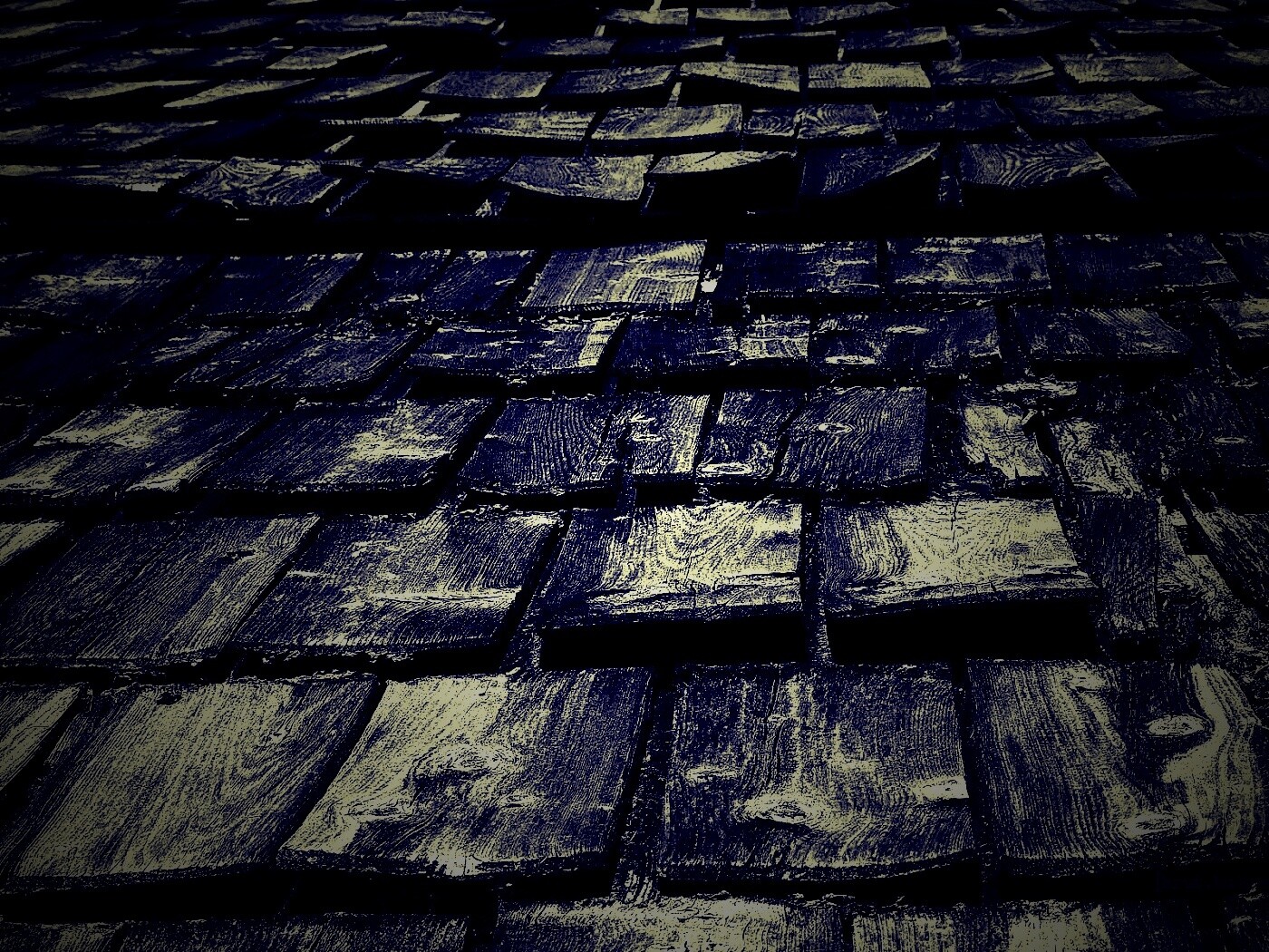 Деревянная крыша обои