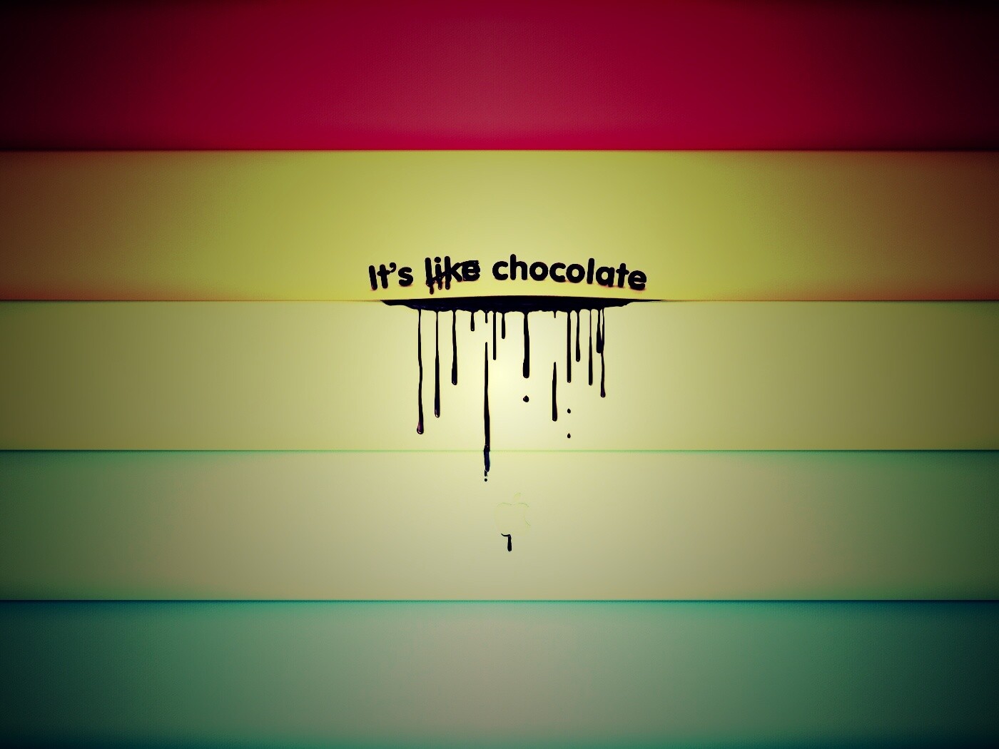 It"s not like chocolate обои