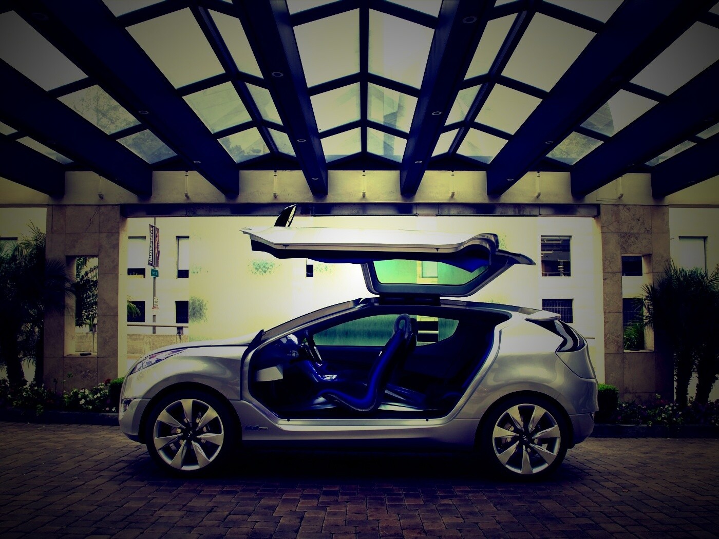 Автомобиль самолёт обои