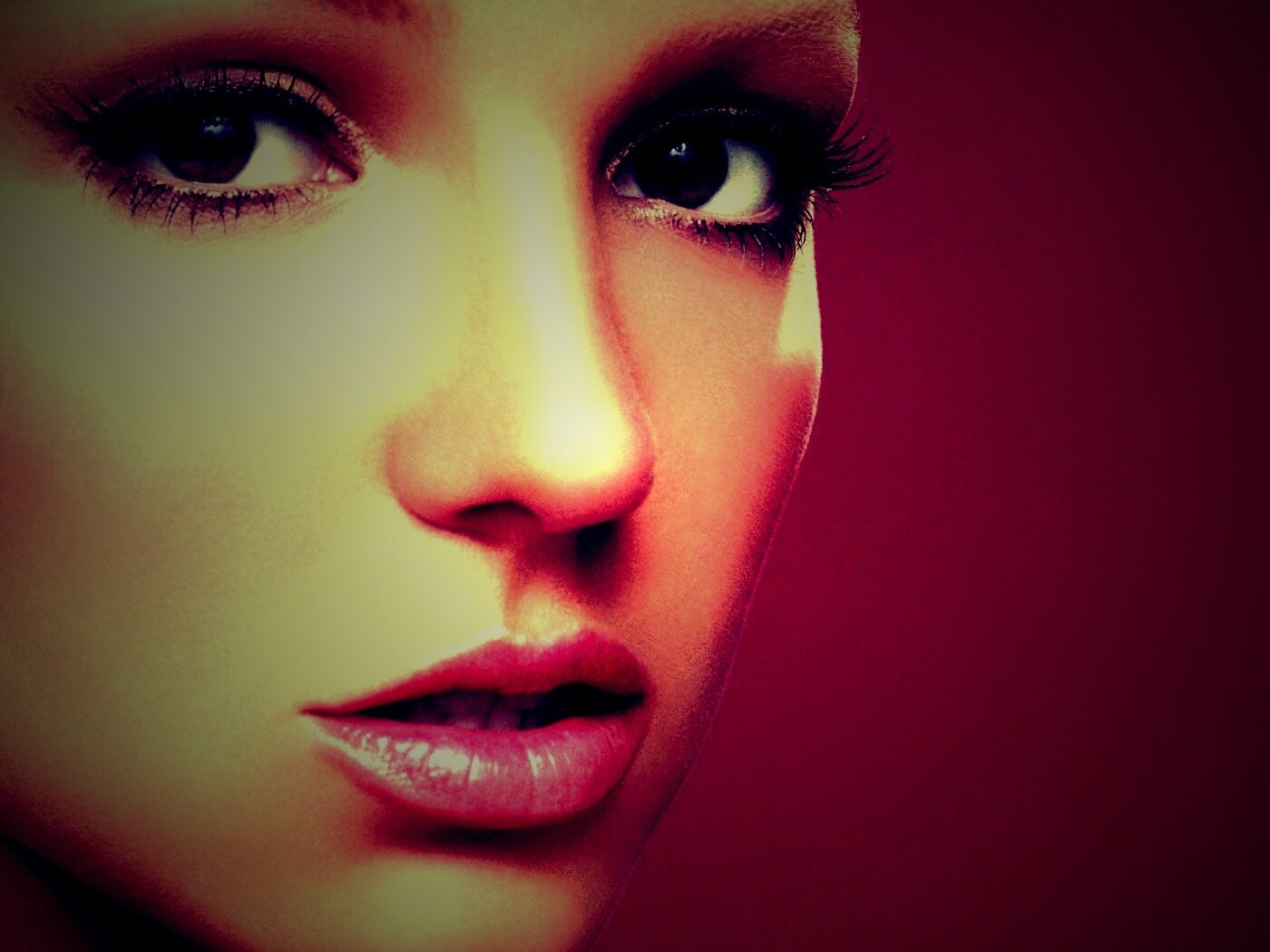 Лицо Бритни обои