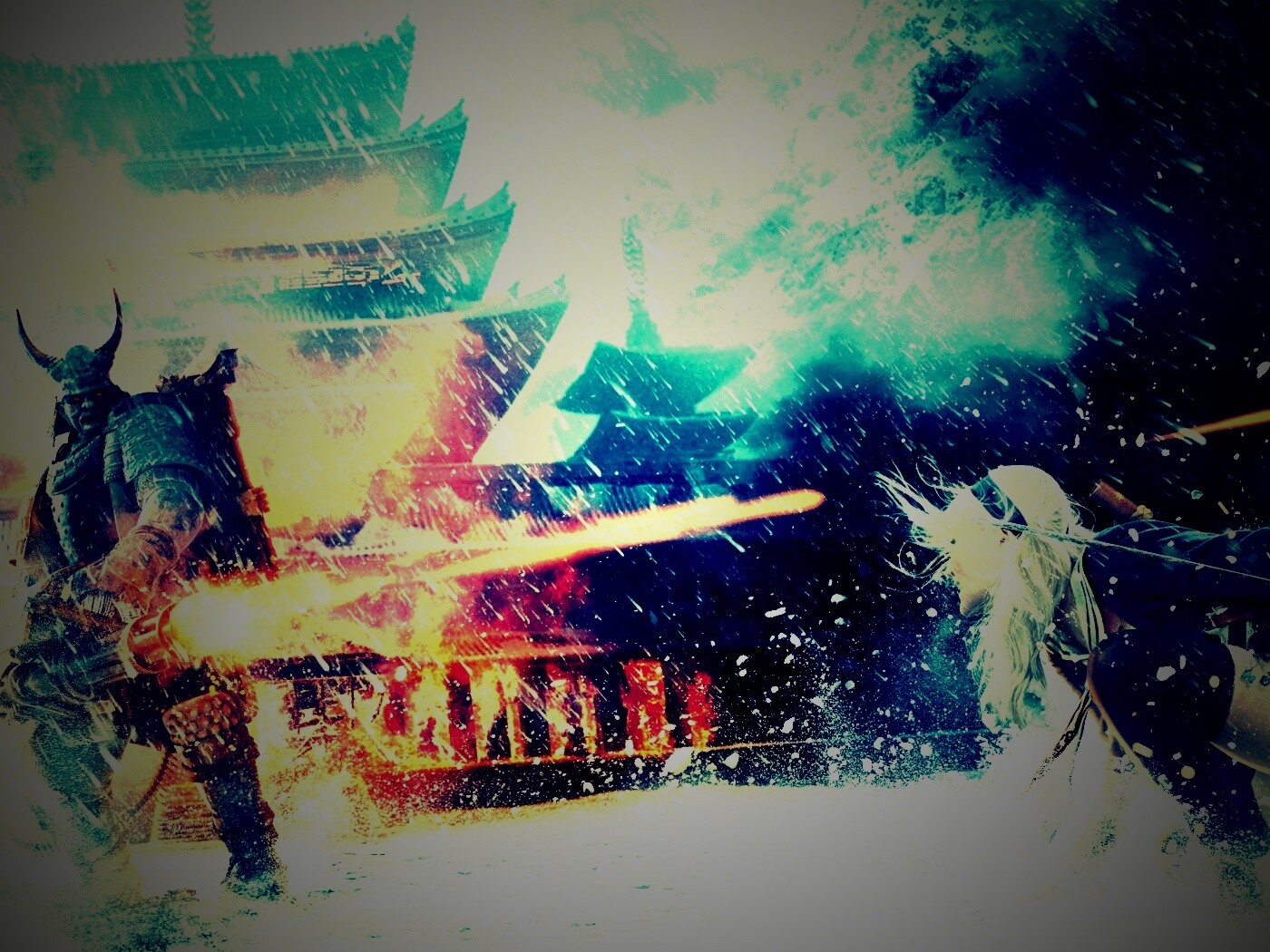 Куколка против самурая обои