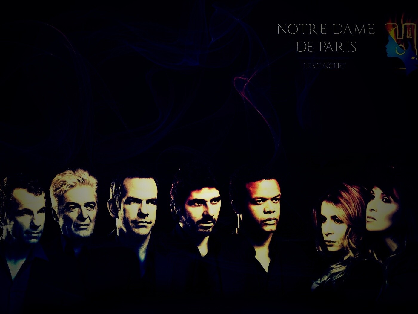 Актрёры мюзикла Нотр Дам де Пари обои