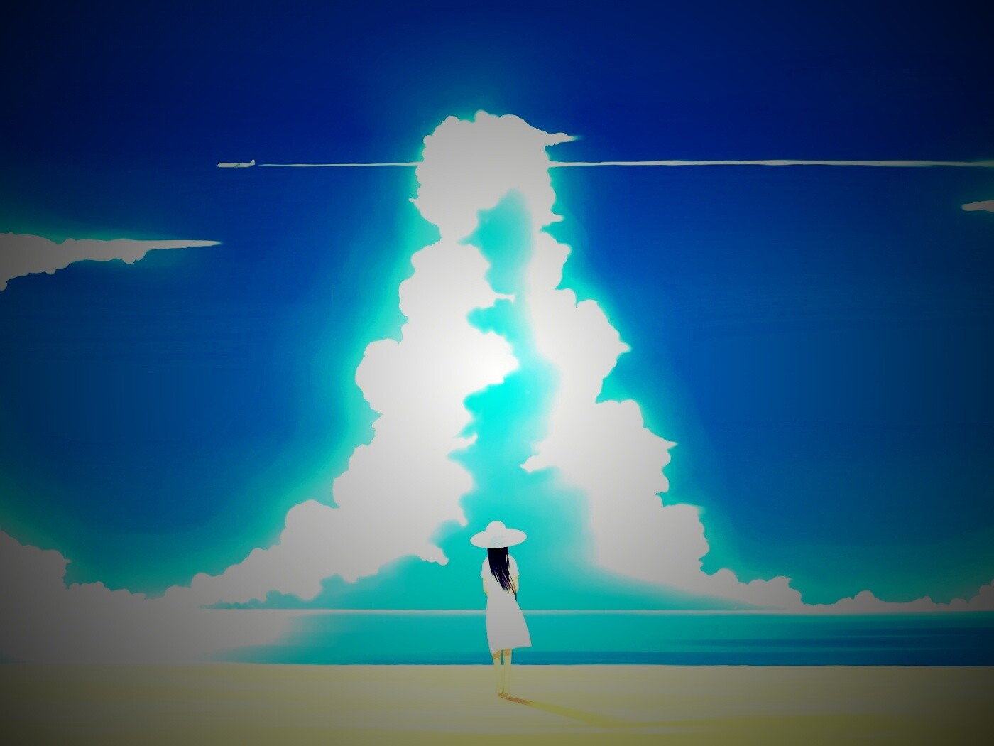 Волшебные облака обои