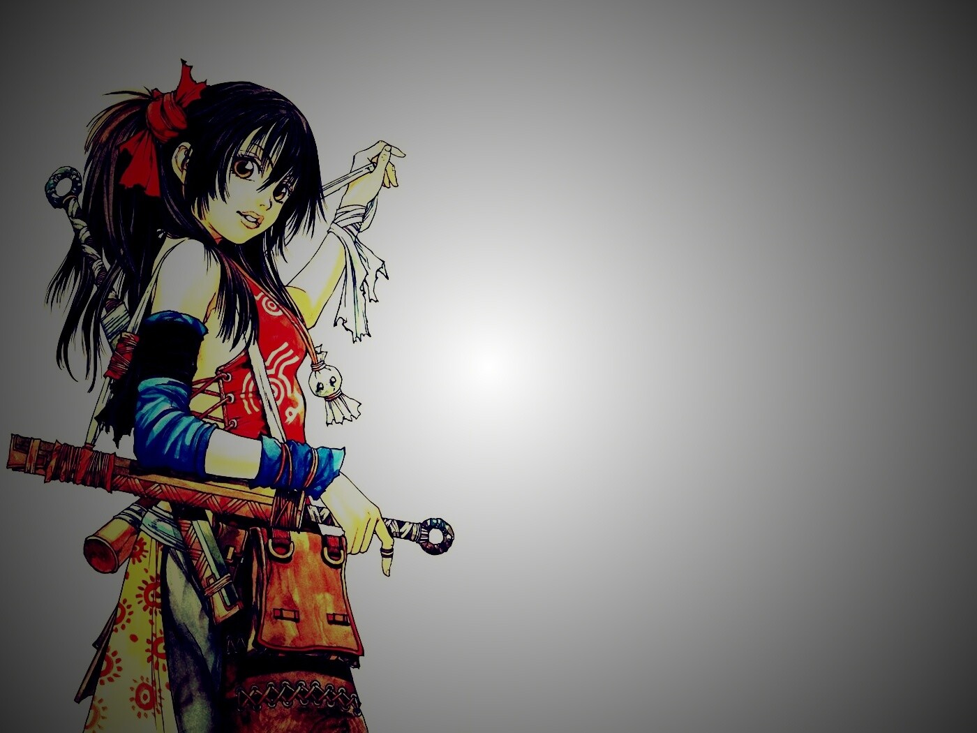 Девушка с мечом из Dangu обои