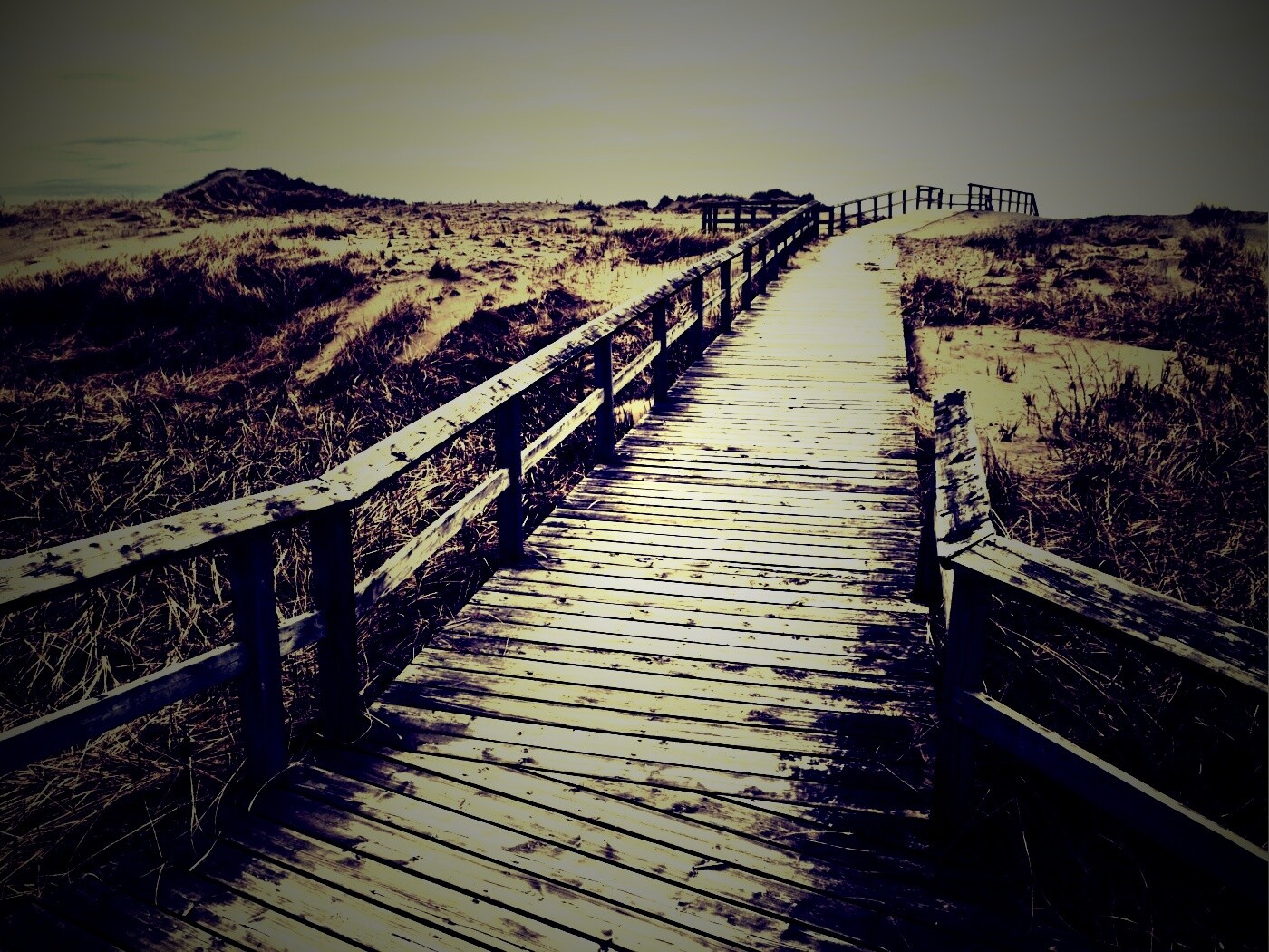 Деревянная дорога обои