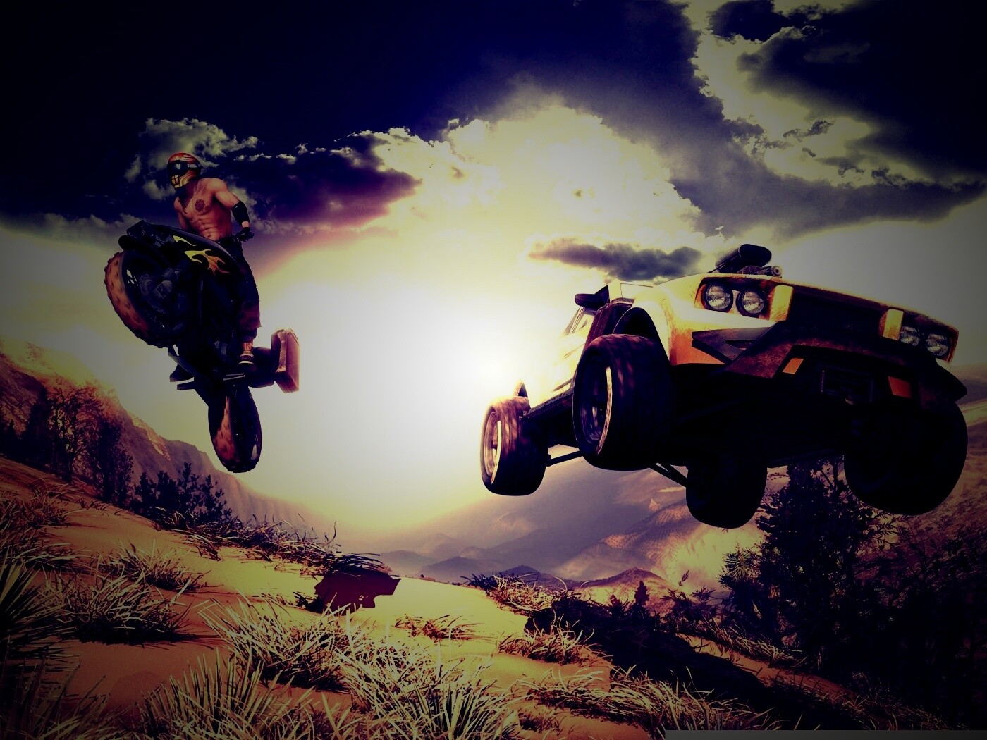 Гонки по пересеченной местности обои