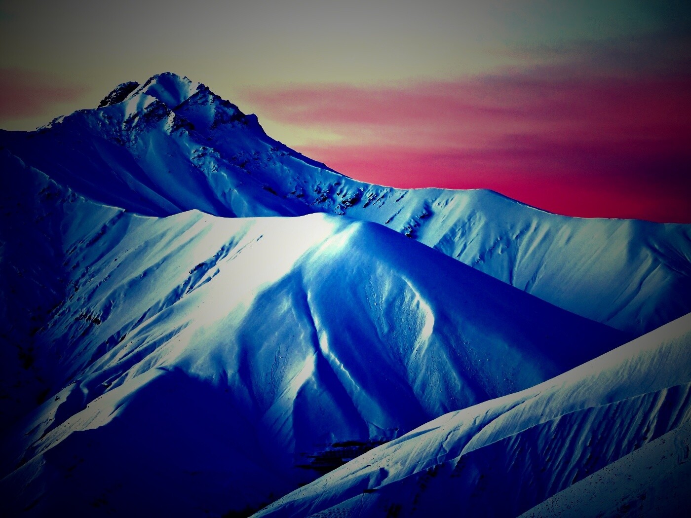 Снежные вершины обои