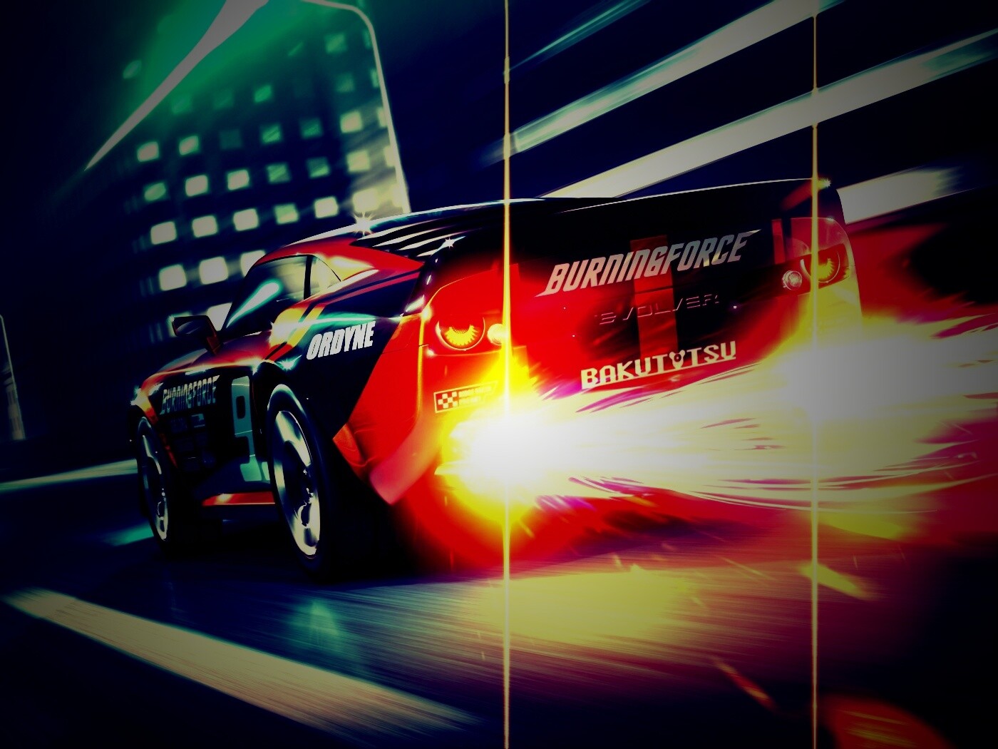 Ночное нитро обои