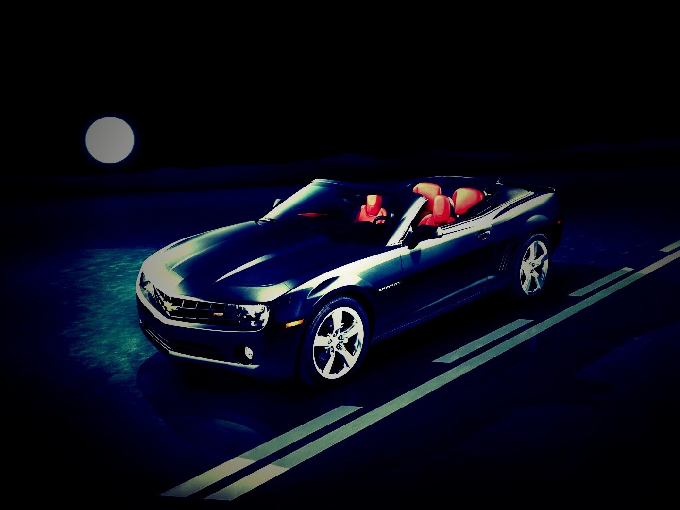 Chevrolet Camaro кабриолет обои