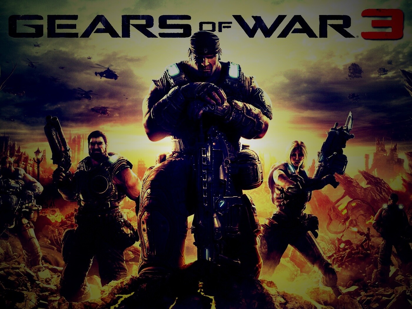 Gears of War 3 обои
