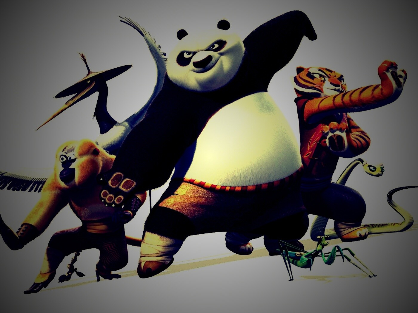 Герои Кунг-фу панда обои