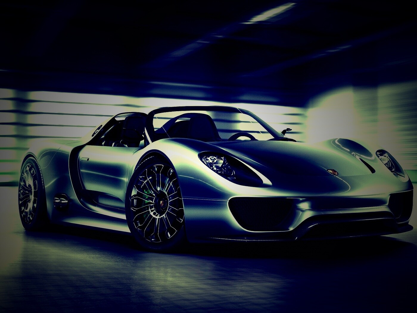 Porache 918 Spider обои