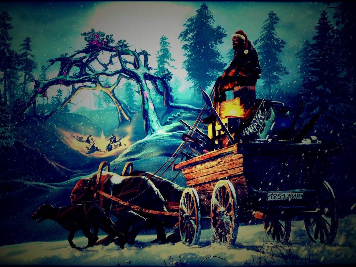 Новогодний Сталкер обои