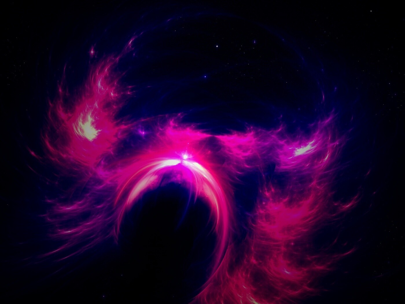 Сиреневая туманность обои