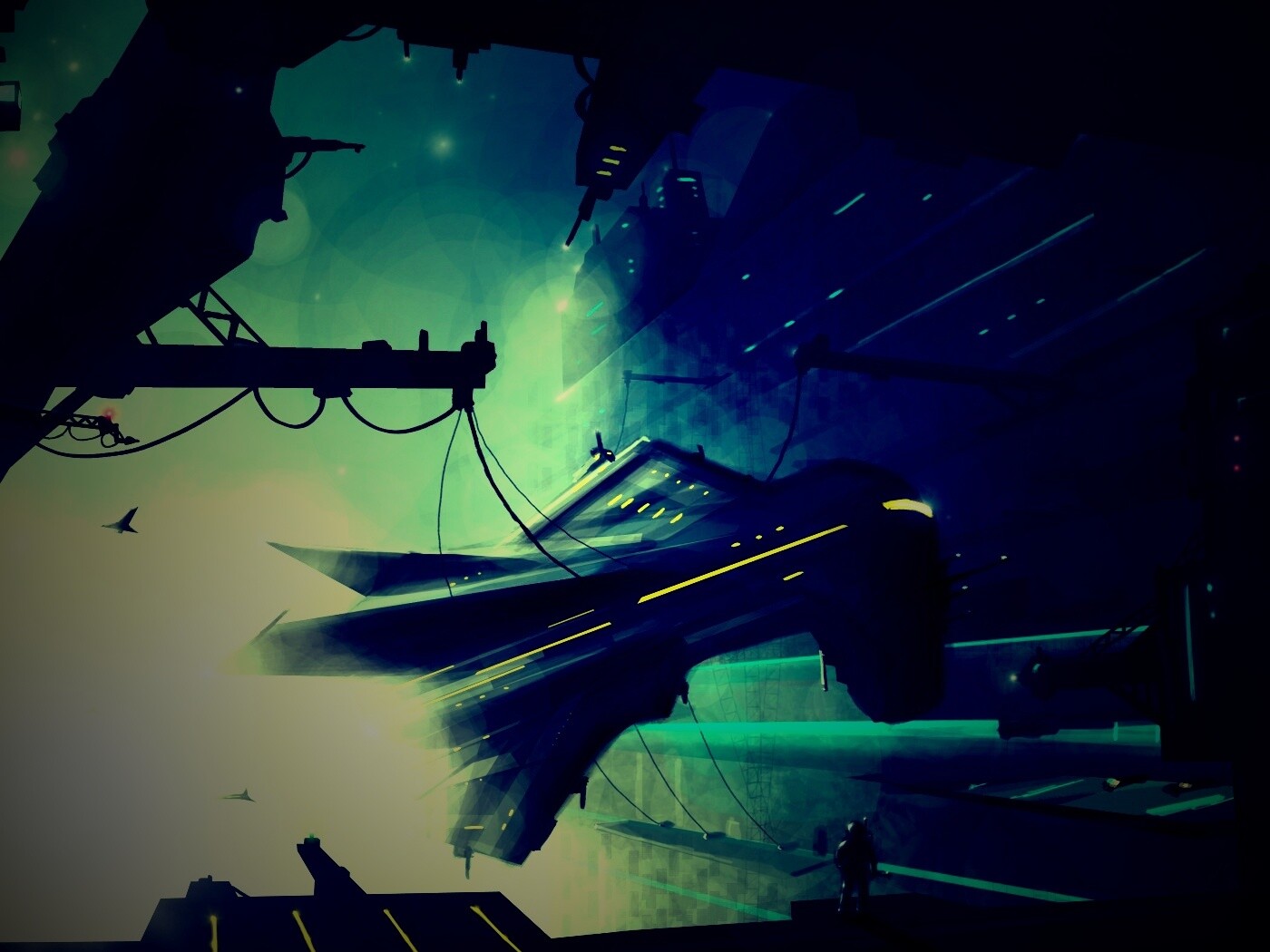 Космопорт обои