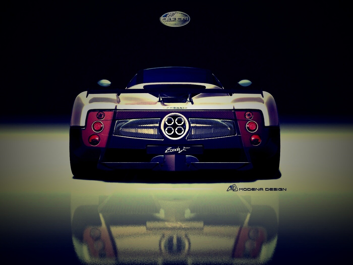 Pagani Zonda рендер обои
