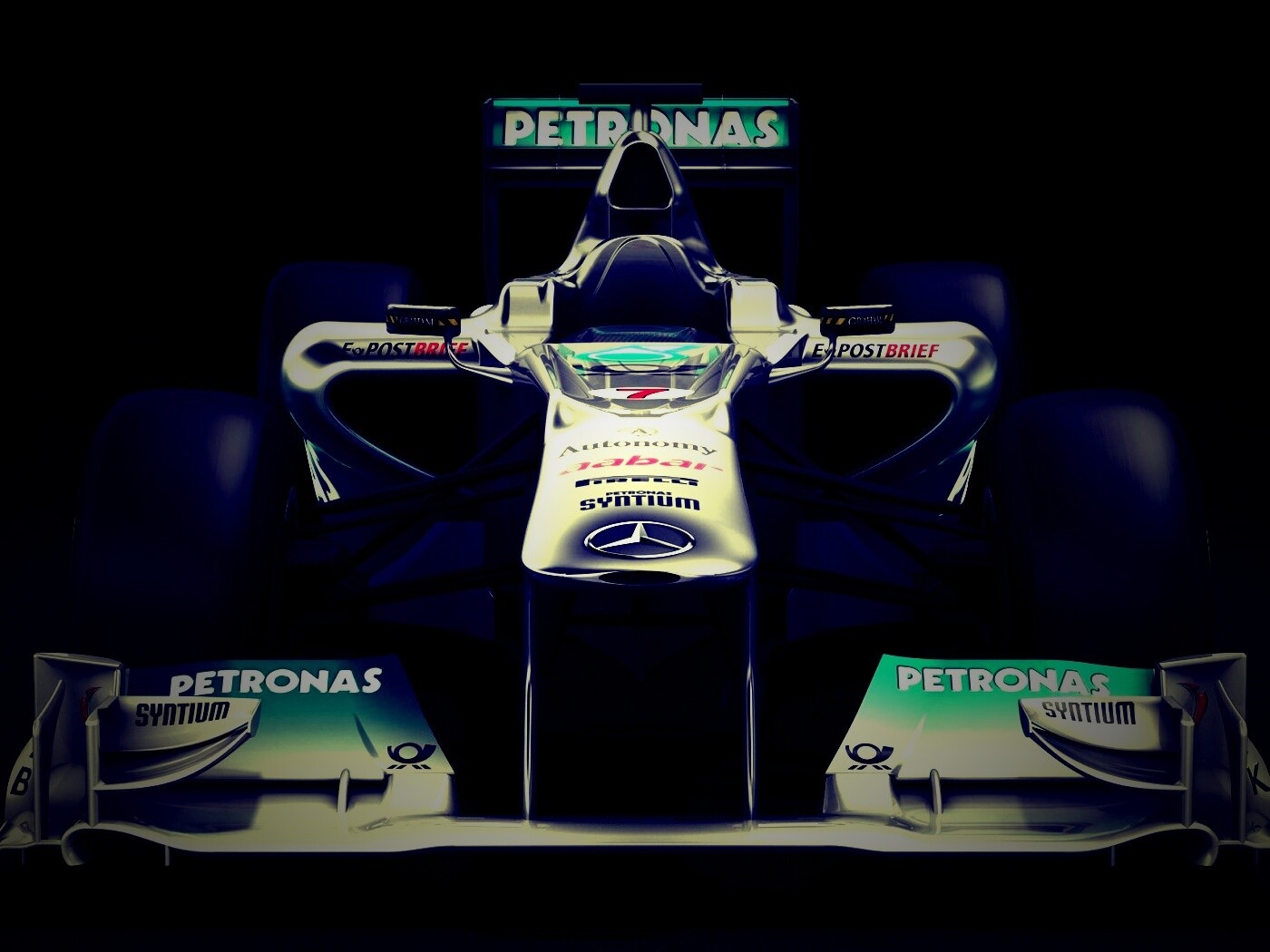 Болид Мерседес обои