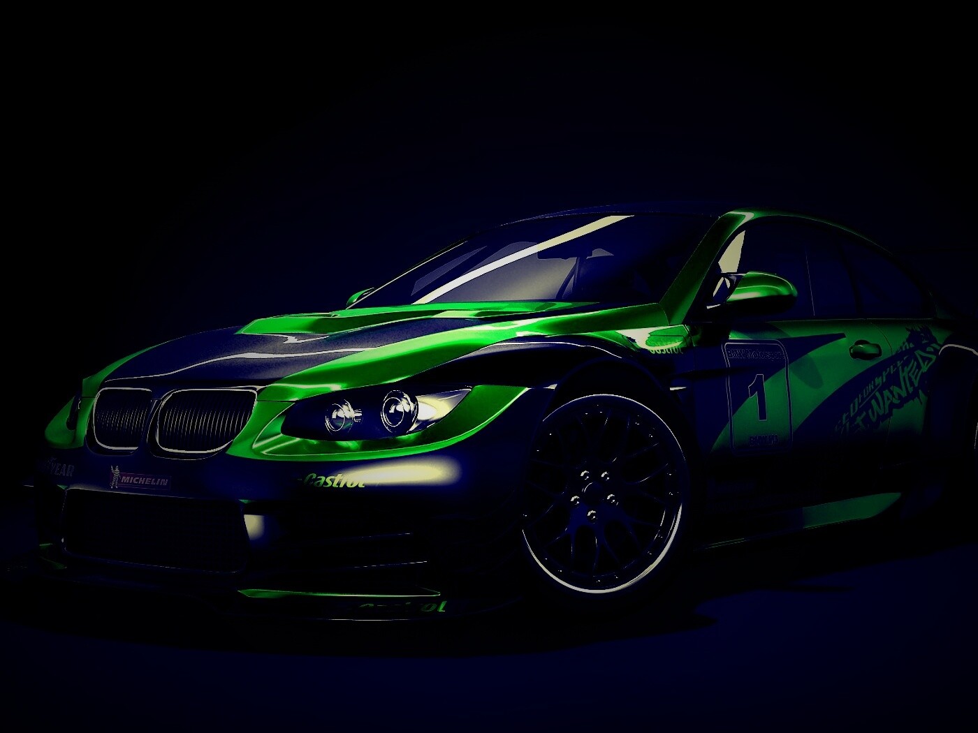 Гоночный BMW M3 обои