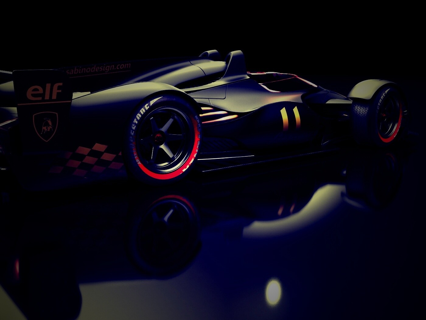 Болид Lamborghini обои