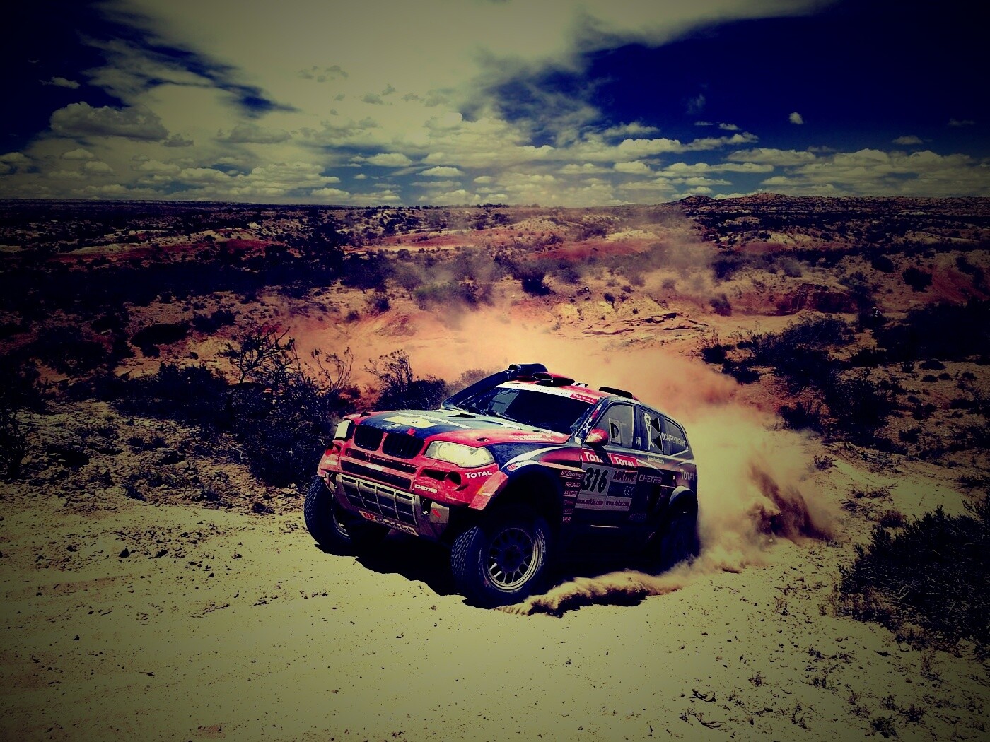 Раллийный BMW X3 обои