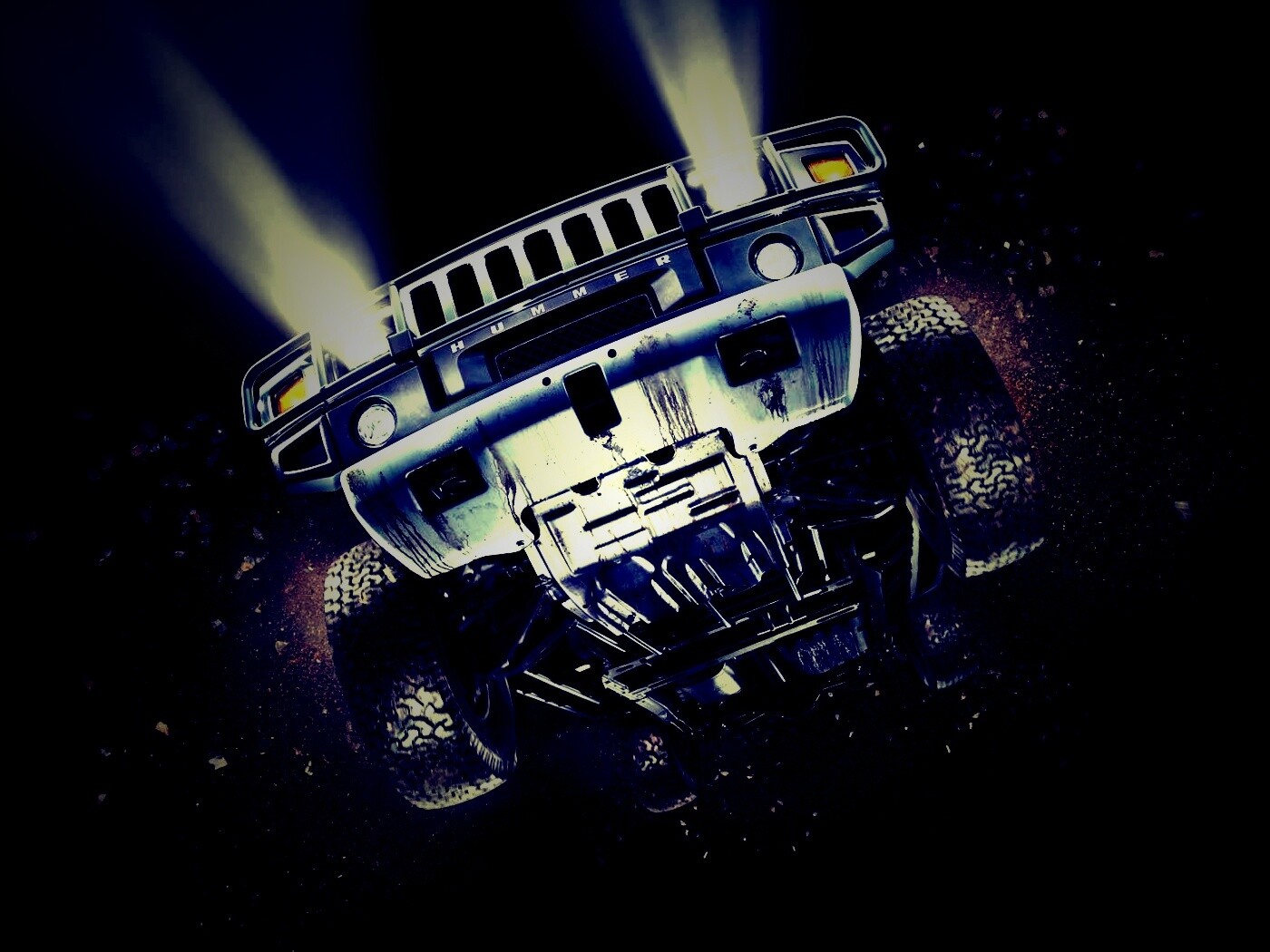 Хаммер в полете обои