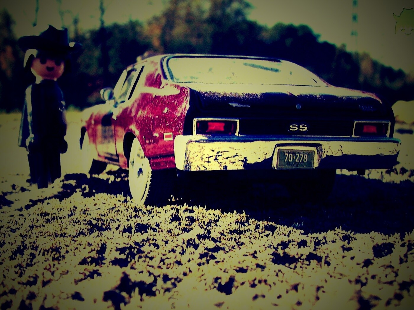 Машинка для человечка Lego обои