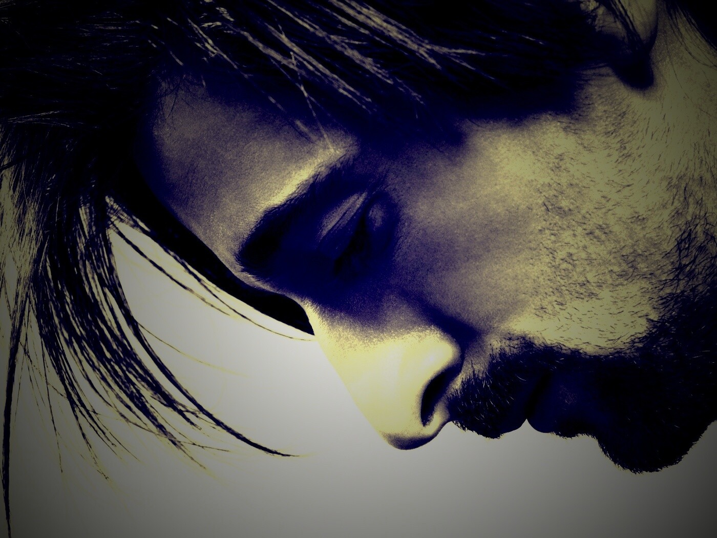 Чёрно-белое фото обои