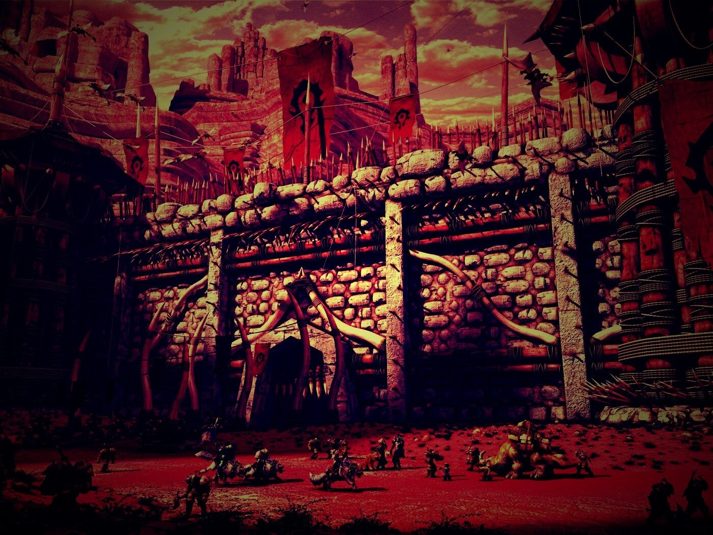 Крепость орков обои