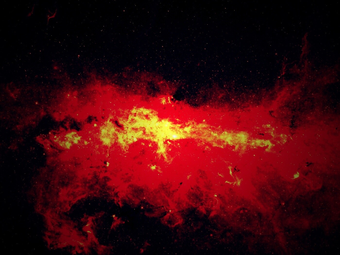 Кроваво-красная бездна обои