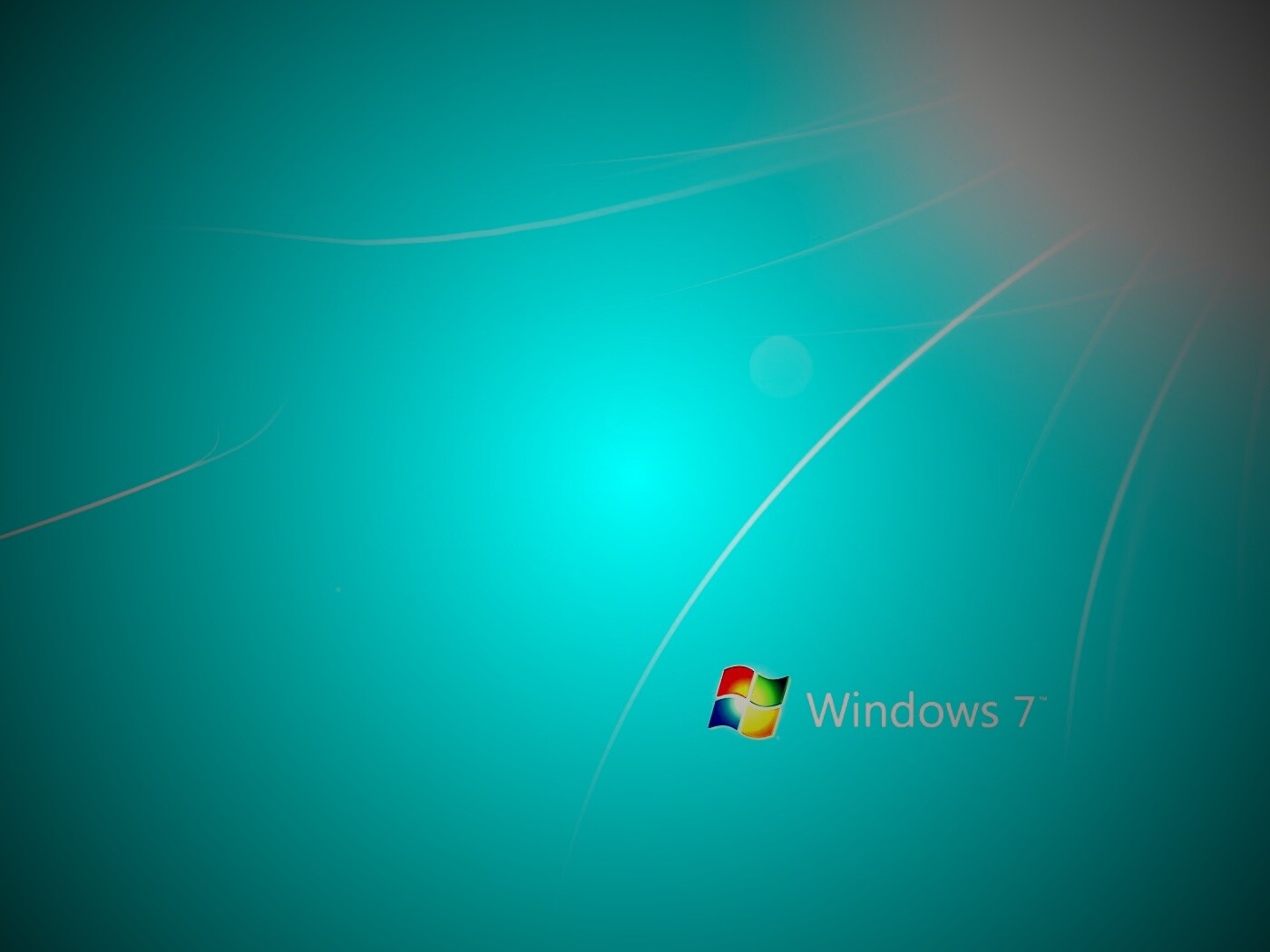 Голубые обои Windows 7 обои