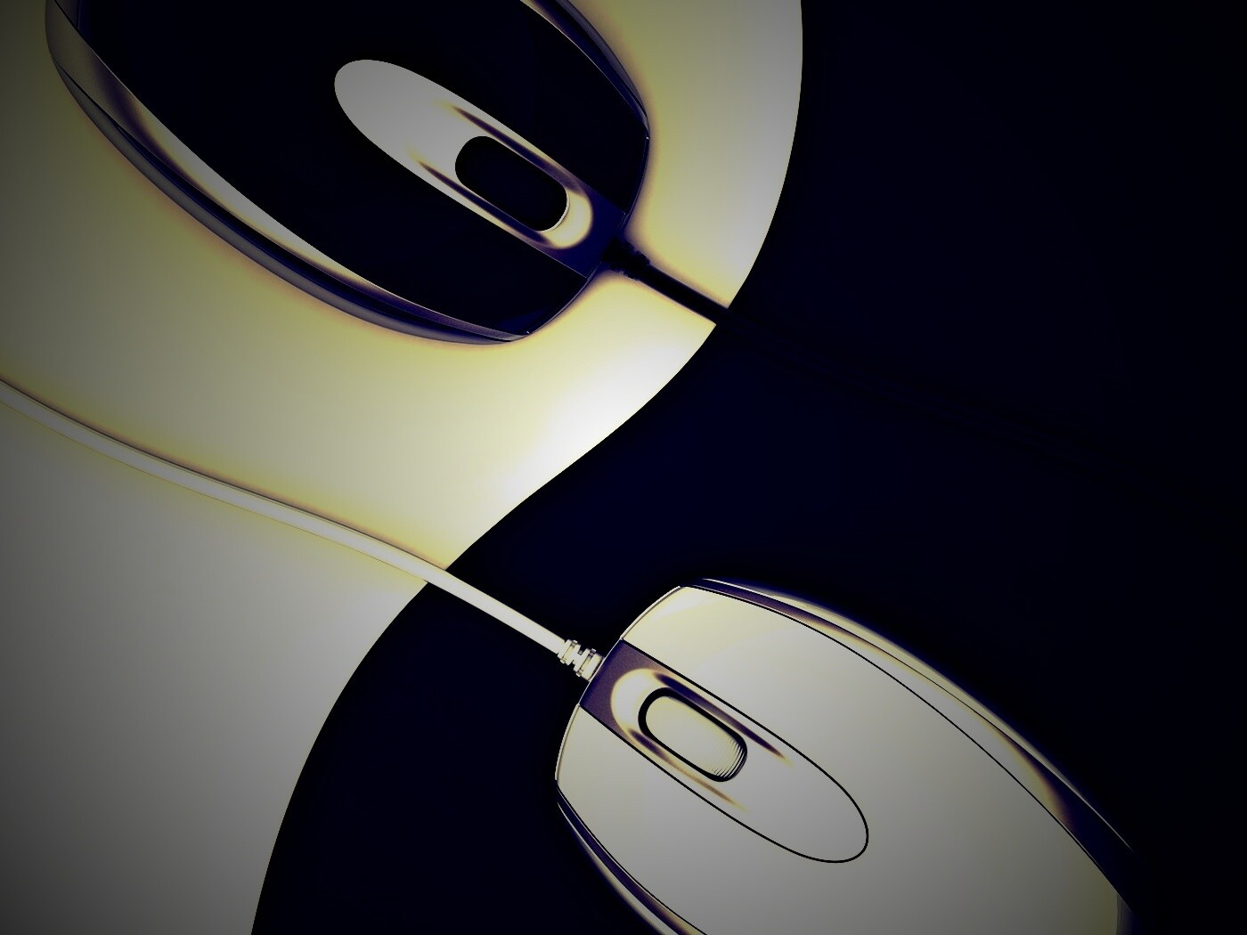 Инь Янь мышки обои