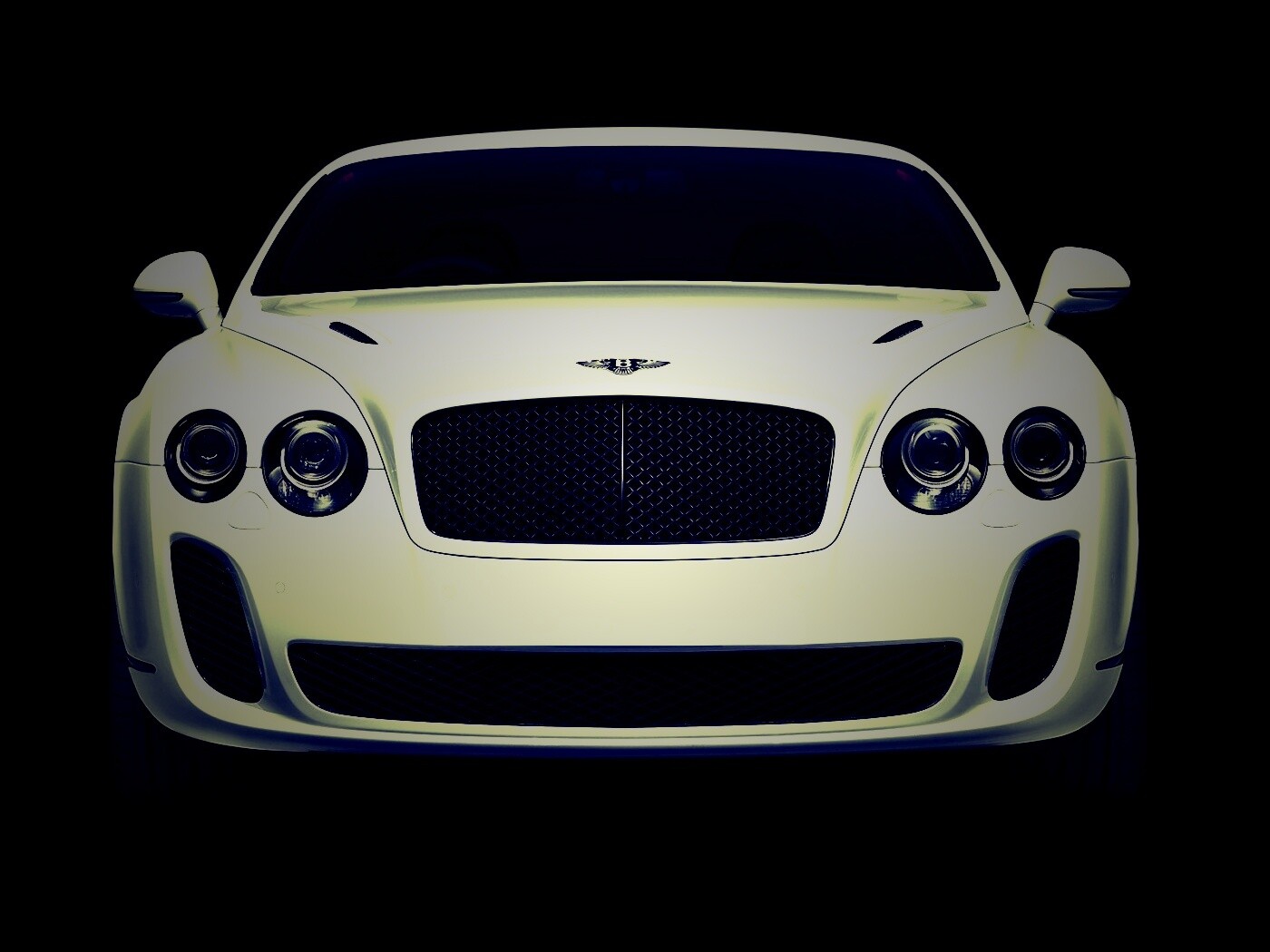 Белый Бентли Континентал обои