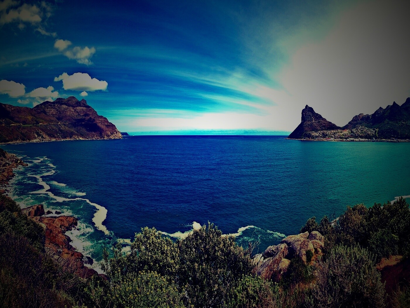 Красивая бухта обои