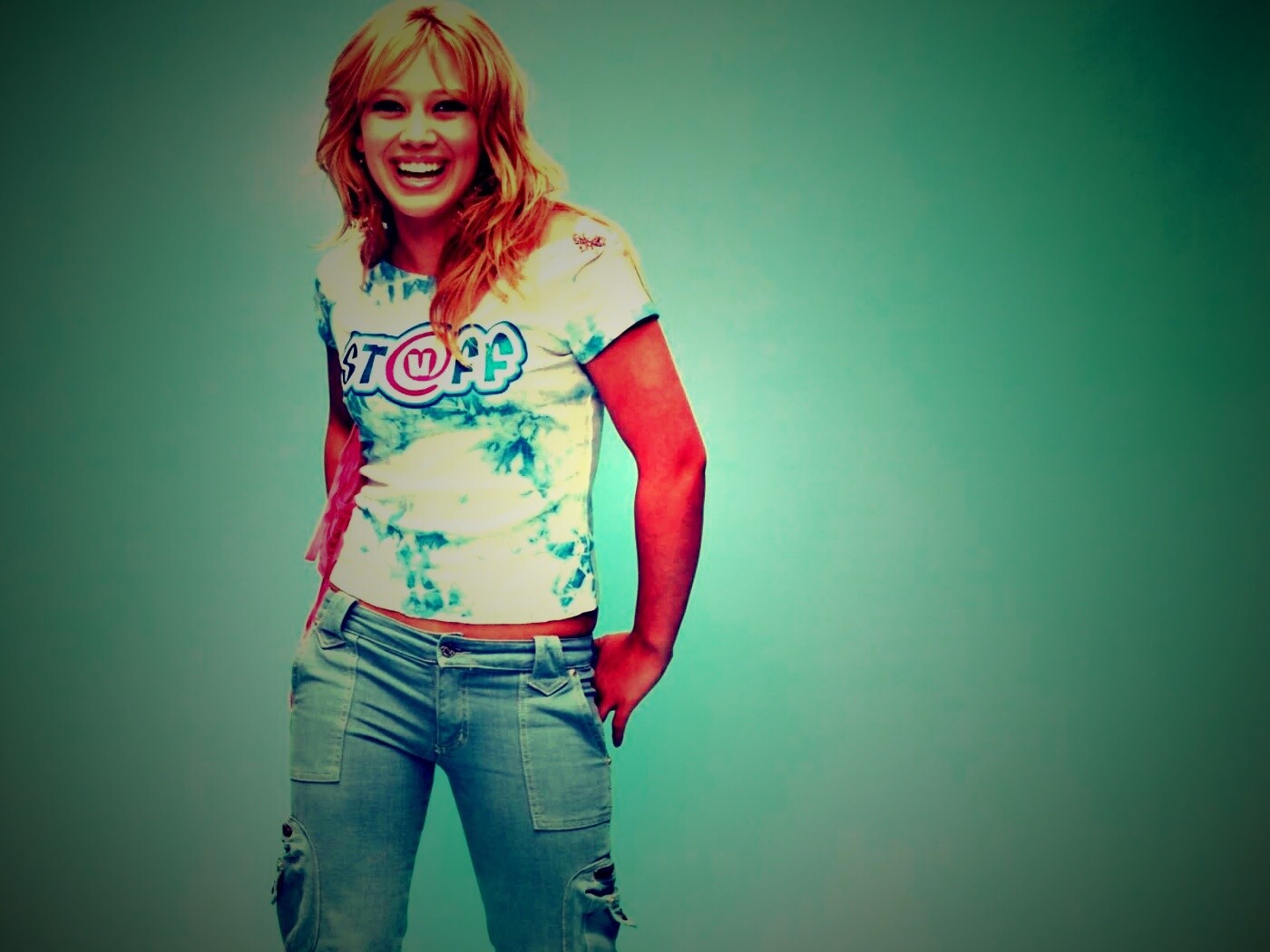 Хилари Дафф смеется обои