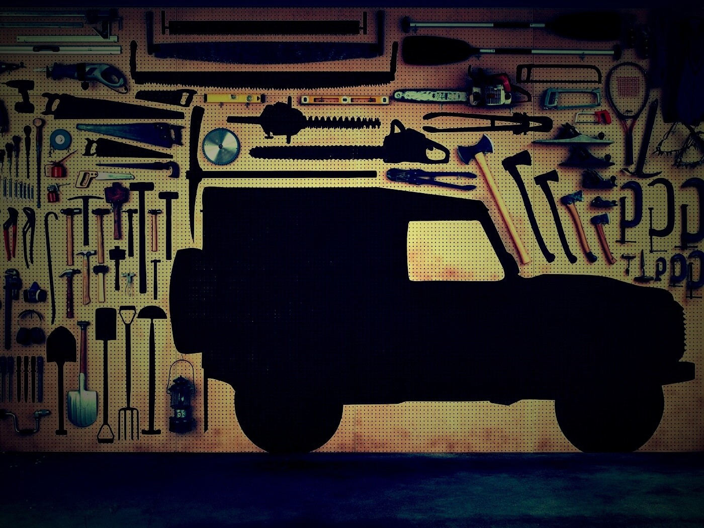 Типичный гараж обои