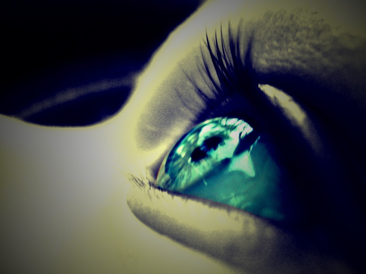 Ясный взгляд младенца обои