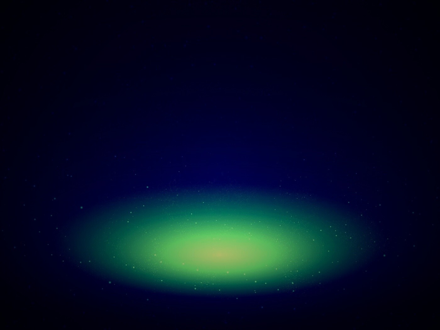 Свечение в ночном небе обои