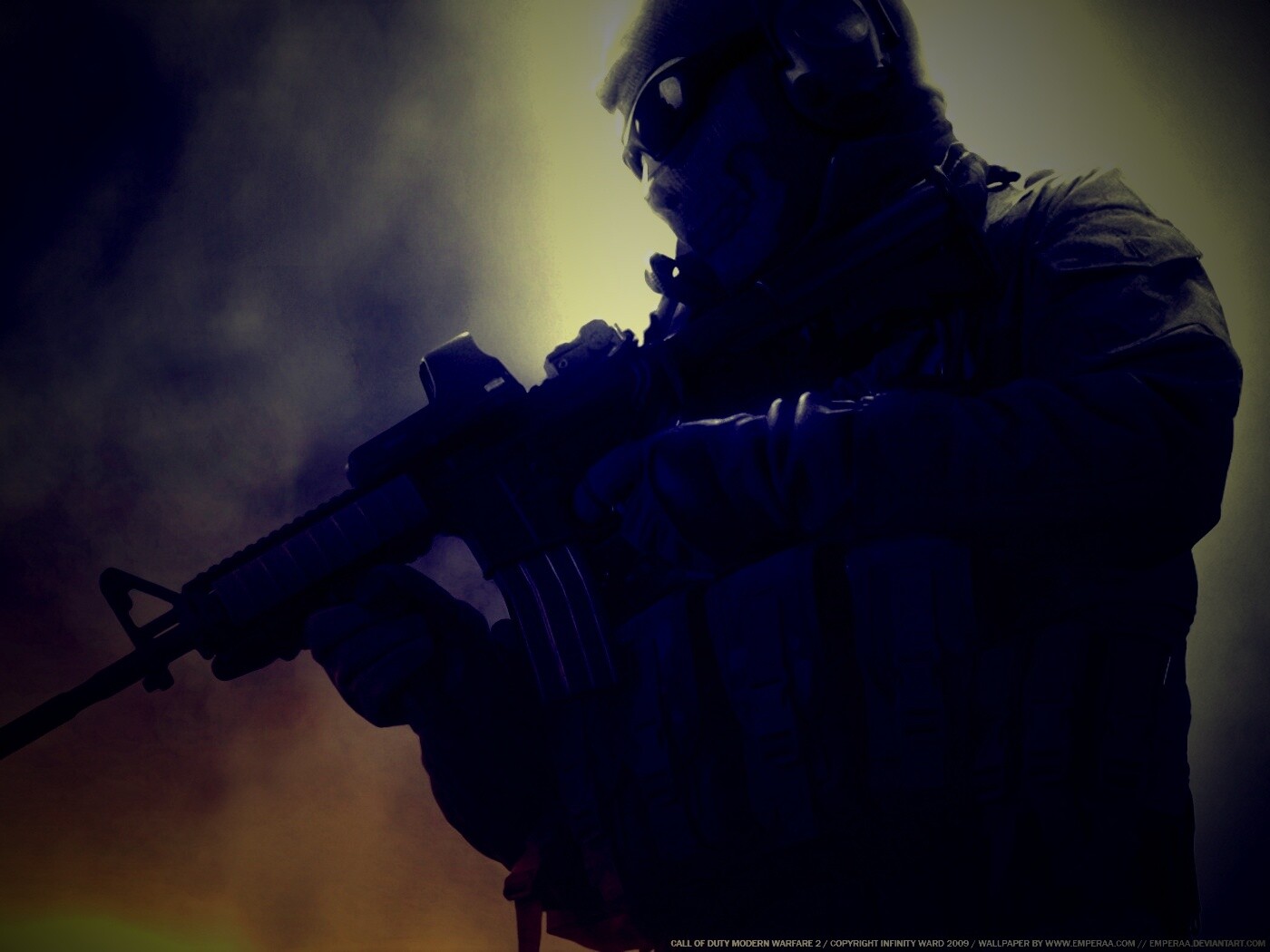 Солдат в маске обои