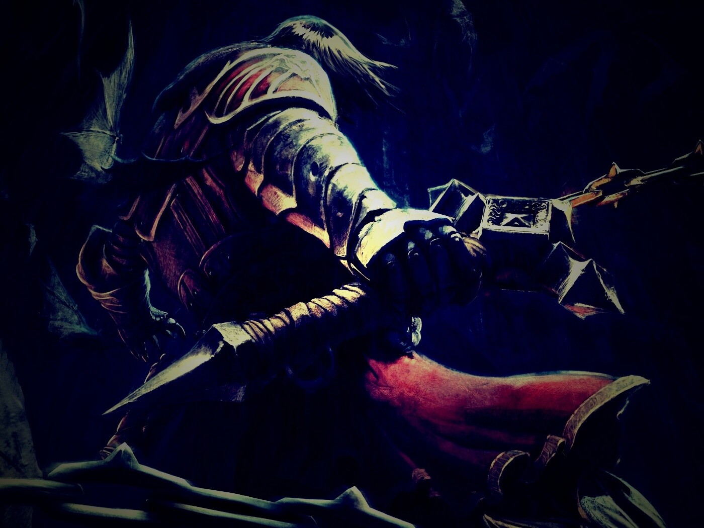 Воин с булавой обои