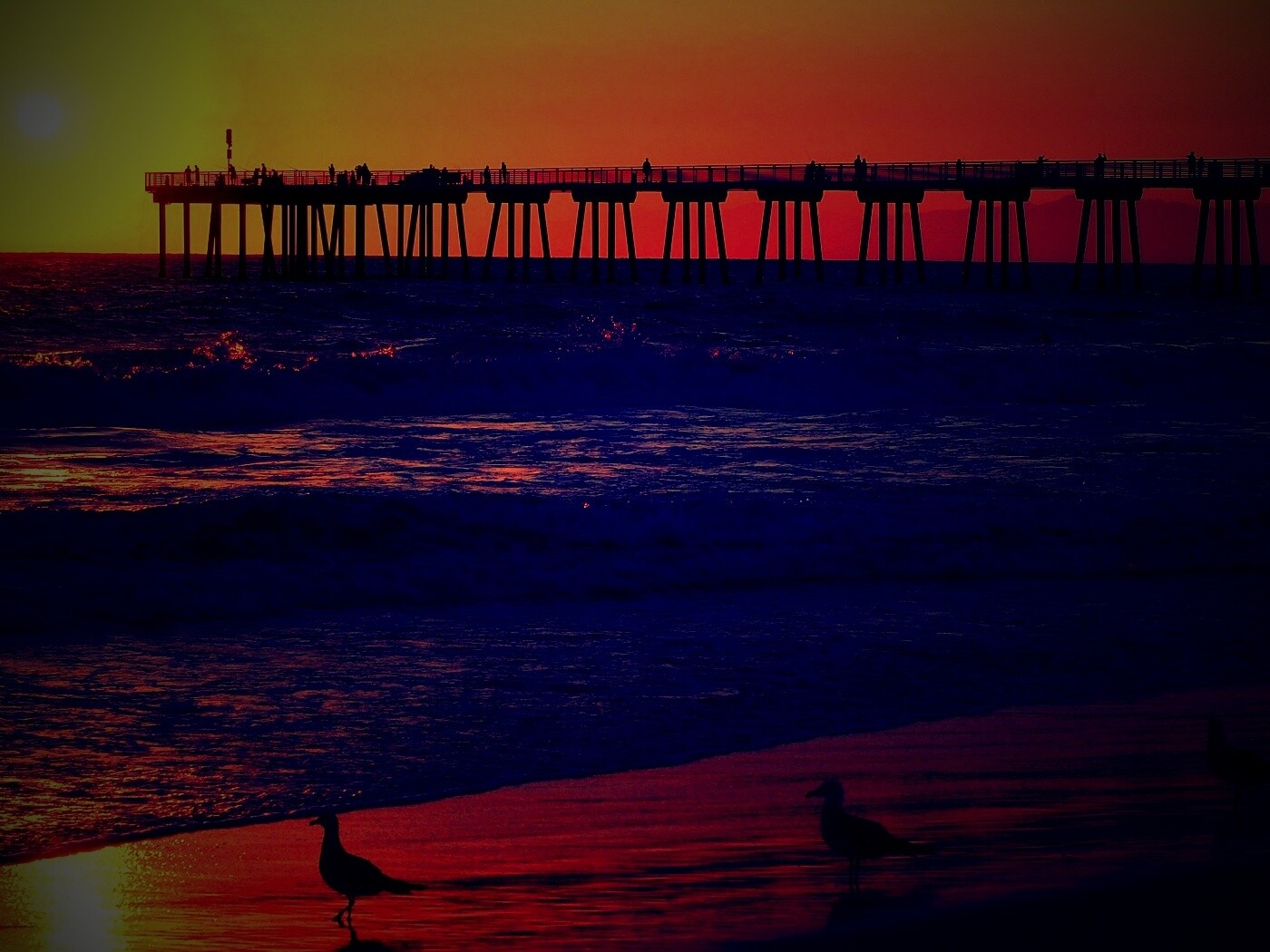 Морская терасса обои