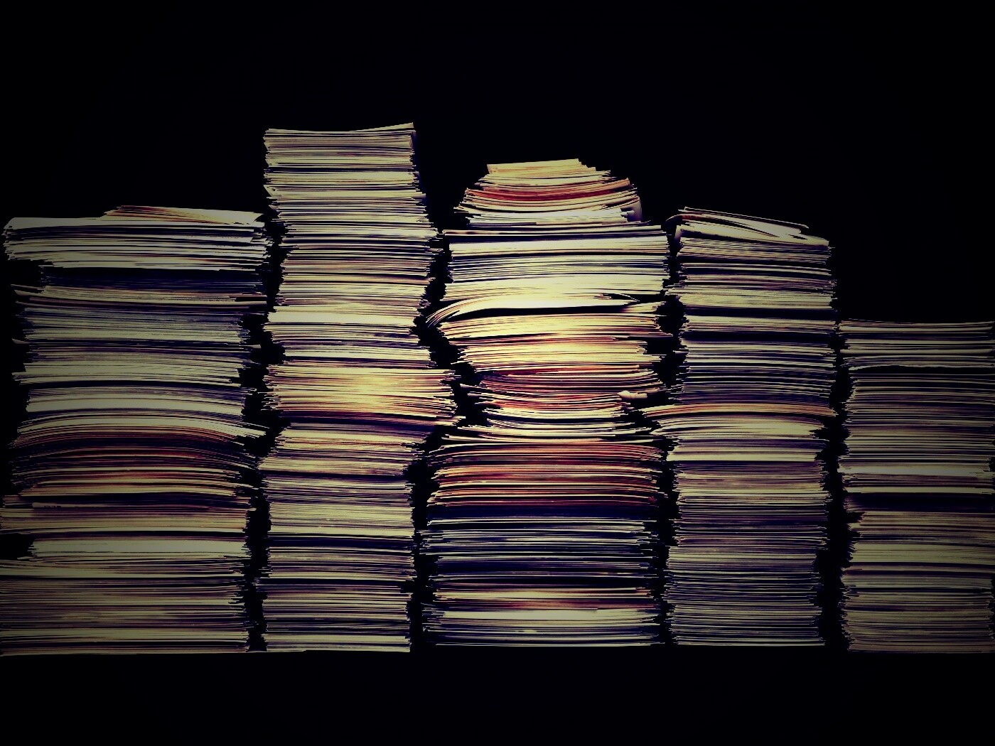 Стопки листов бумаги обои