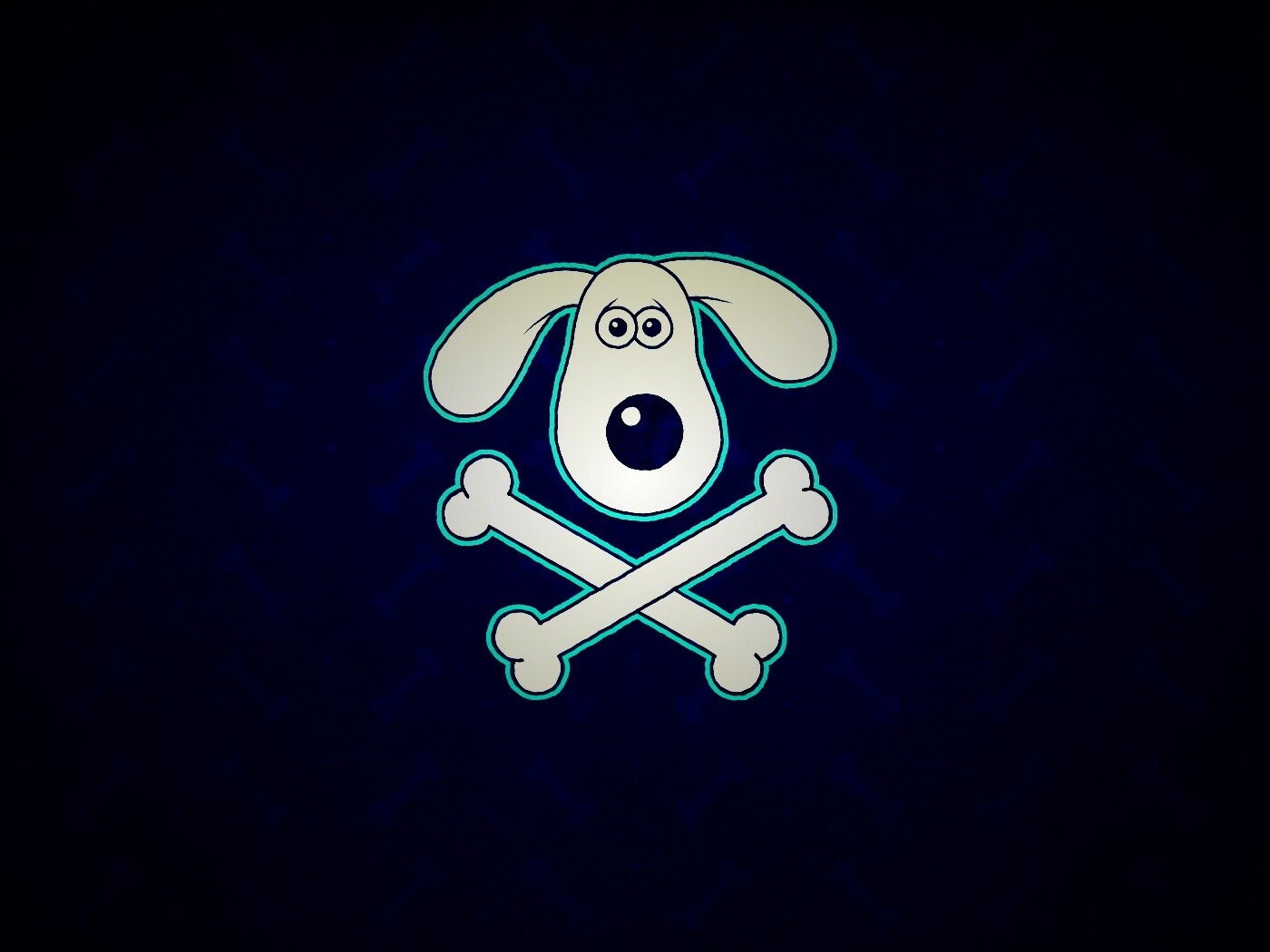 Громит и пересеченные кости обои