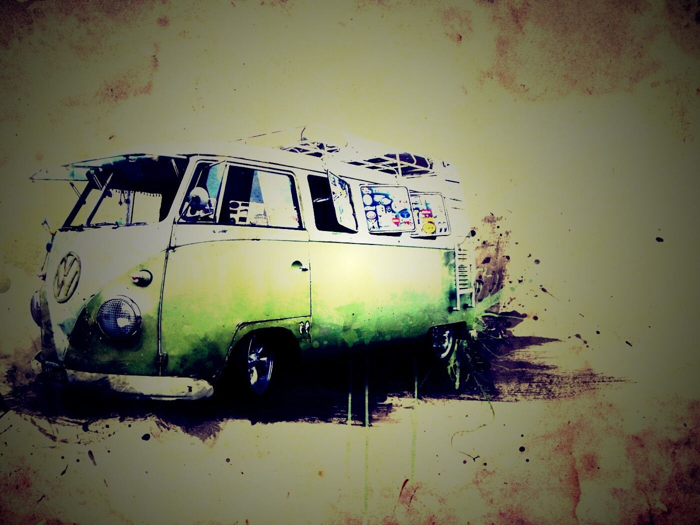 Фольксваген 56 года - лучший фургон для путешествий обои