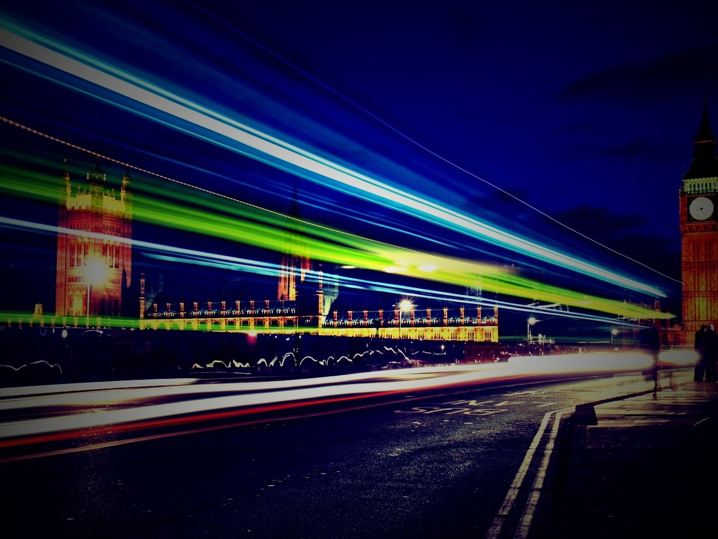 Лондон в движении обои