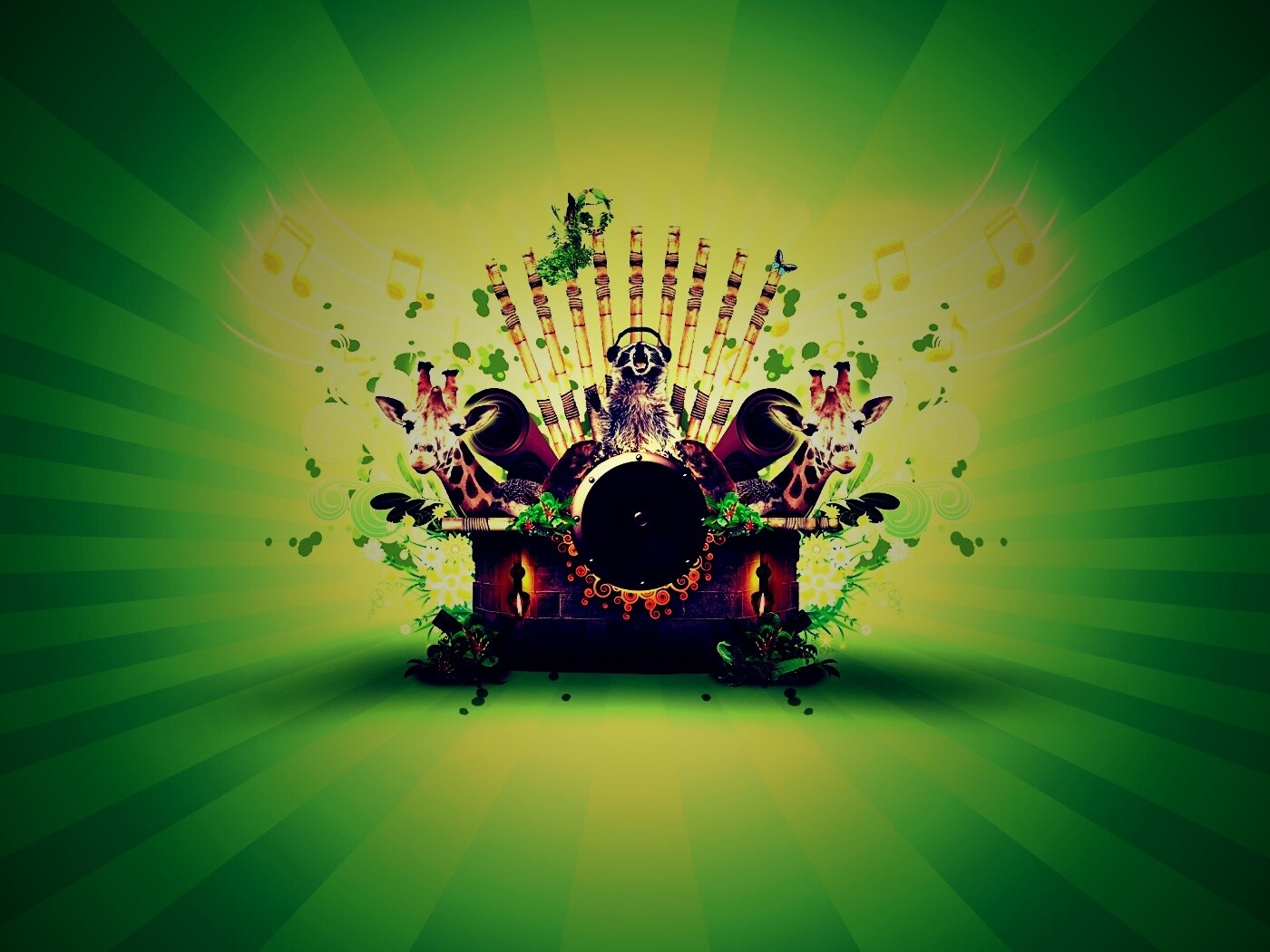 Музыка джунглей обои