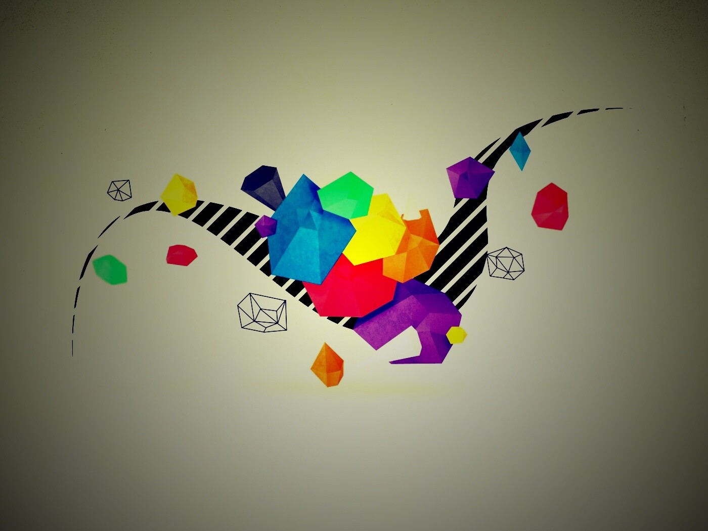 Полет абстрактной фантазии обои