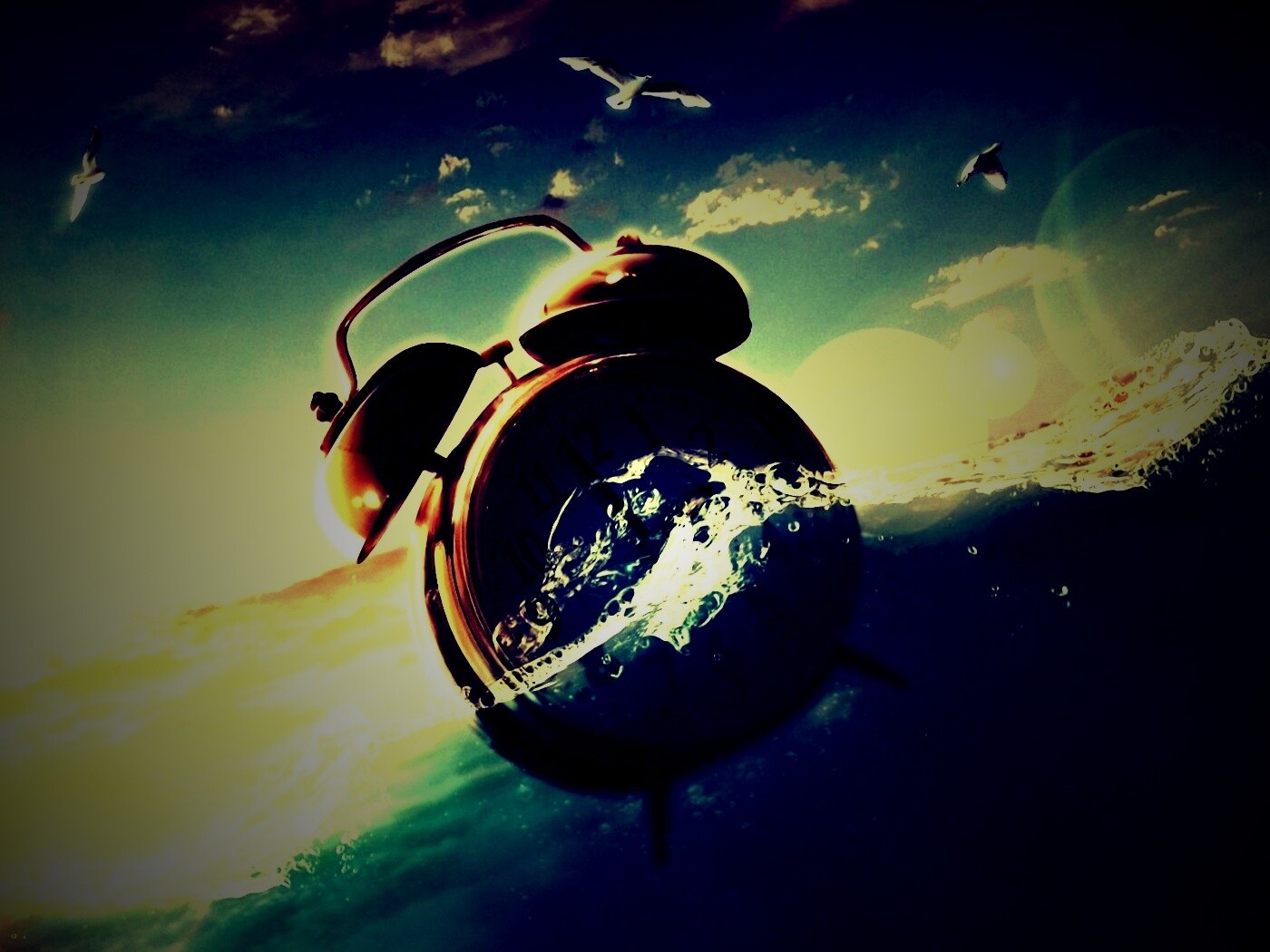 Уплывающее время обои